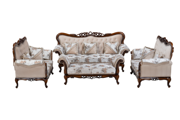 Sakar Sofa Set - Lotus 3+2+2 Seater