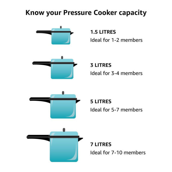 Prestige Popular Pressure Cooker 7.5 Litre ( 10027 , Silver ) - Image 7