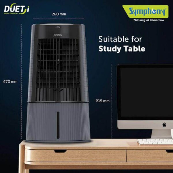 Symphony Duet Personal Table Cooling Fan for Home, Office, Shop Ultra High Speed Table Fan - Image 11