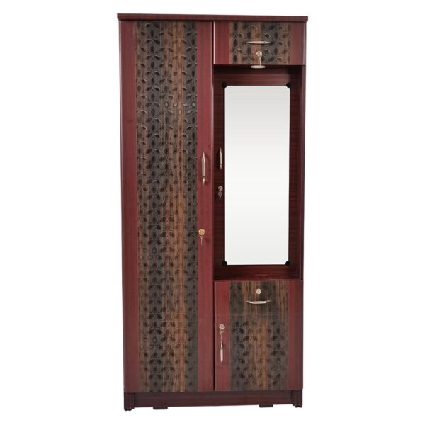 Goodwood SB-2 Door Brown Wardrobe