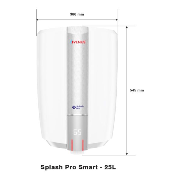 Venus Splash Pro Smart 25SX 25-Litre Storage Water Heater WHITE/PURPLE HAZE - Image 11