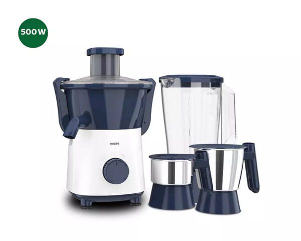 PHILIPS HL7568/00 Juicer Mixer Grinder 500W Black and White 500 Juicer Mixer Grinder (3 Jars) - Image 4