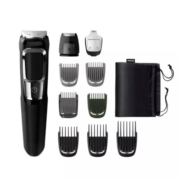 PHILIPS MG3750/33 MULTI GROOMER SET Grooming Kit 60 min Runtime 10 Length Settings_Black - Image 4