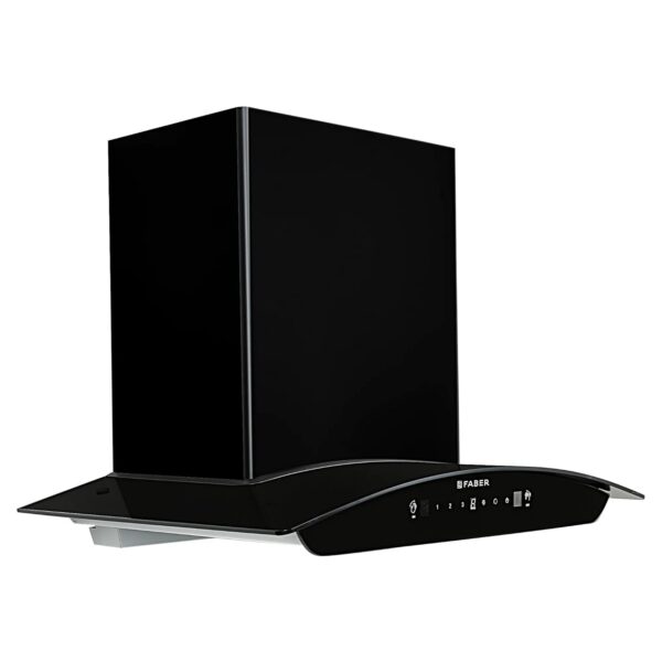 FABER 60 Centimeter SUNNY IN HC SC FL LG 60cm 1200m3/Hr Ducted With Touch & Gesture Control Auto Clean Wall Mounted Chimney (Black) - Image 4