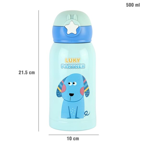 CELLO Lucky Hot & Cold Stainless Steel Kids Water Bottle, 500ml - Image 7