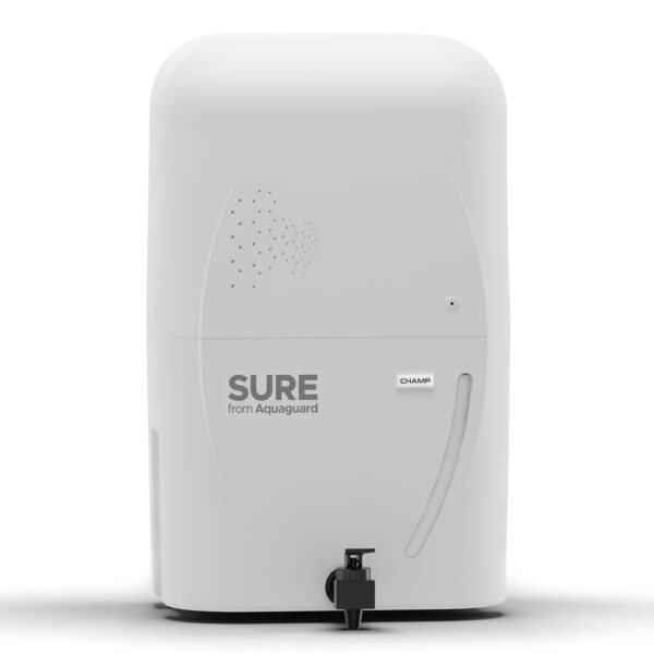 Aquaguard Sure Champ RO+UV water purifier 7L storage.