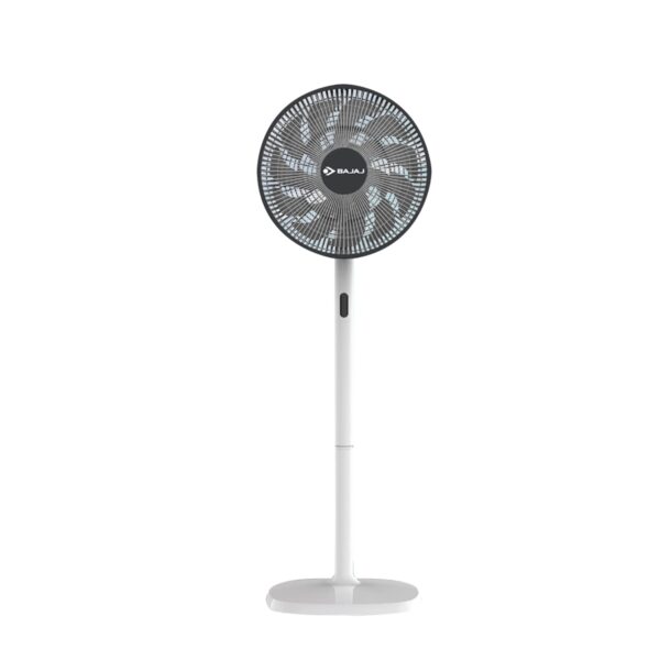 Bajaj Dominus 18 350 mm Pedestal Fan, BLDC Motor with Remote 18 Blades Fan, Grey+ Black