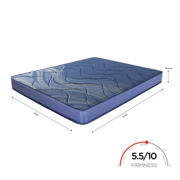 Duroflex Rise - Bonnell Spring 6 Inch Queen Size Spring Mattress (75X60X6) - Image 2