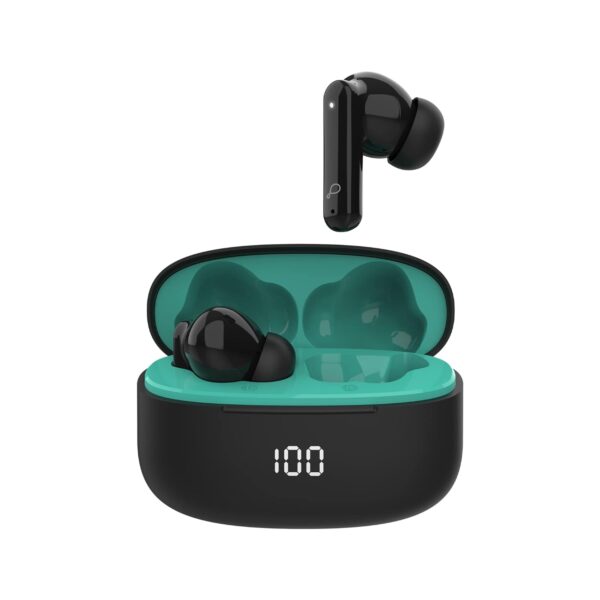 Pebble Twins Pro True Wireless Earpods, ENC with Quad Mics (Black) - Image 3