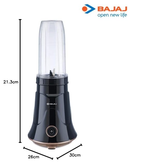 Bajaj Nx-01, Powerful 300W Mixer Grinder, Blender, Juicer And Smoothie Maker With Sipper And Store Lids, 3 Jars - Image 11