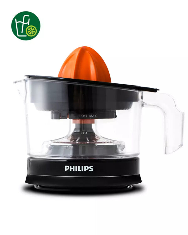 Philips Citrus Press Juicer HR2777/00, 0.5 Litre, 2 Sized Cones for different size fruit - Image 3