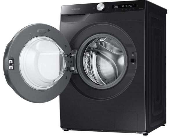 Samsung 8 kg, 5 star, Eco Bubble Technology, AI Control, Wi-Fi, Digital Inverter, Motor, Fully-Automatic Front Load Washing Machine (WW80T504DAB1TL, Hygiene Steam, Black Caviar) - Image 4