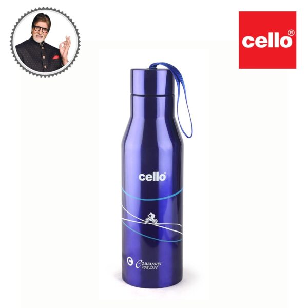 Cello Refresh Stainless Steel Double Walled Water Bottle, Hot and Cold - Image 5