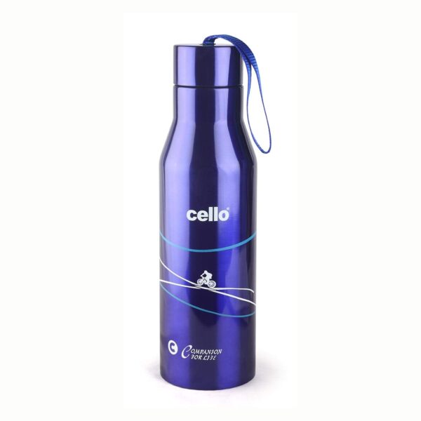 Cello Refresh Stainless Steel Double Walled Water Bottle, Hot and Cold - Image 2