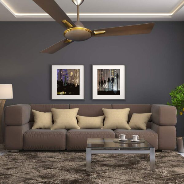 CROMPTON CEILING FAN - AURA PRIME DUSKY BROWN 1200MM - Image 5