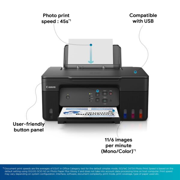 Canon PIXMA MegaTank G2730 All-in-one (Print, Scan, Copy) Inktank Printer - Image 5