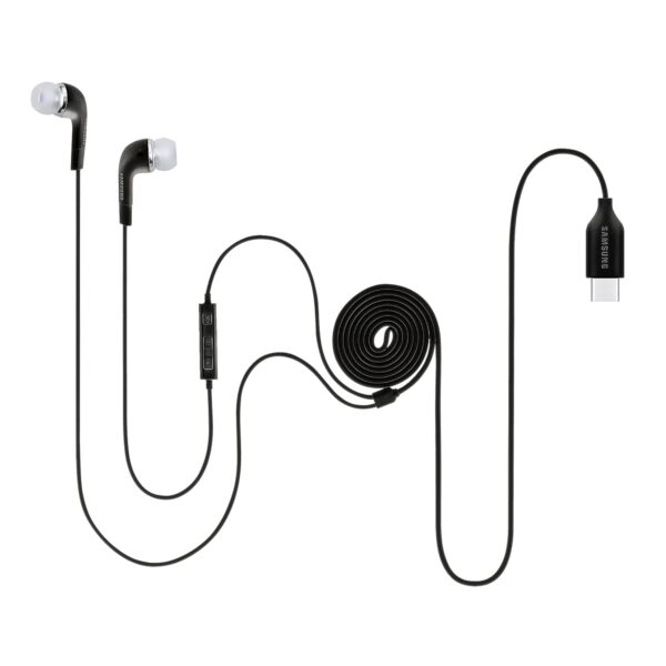 Samsung Original IC050 Type-C Wired in Ear Earphone with mic (Black & White - Image 3