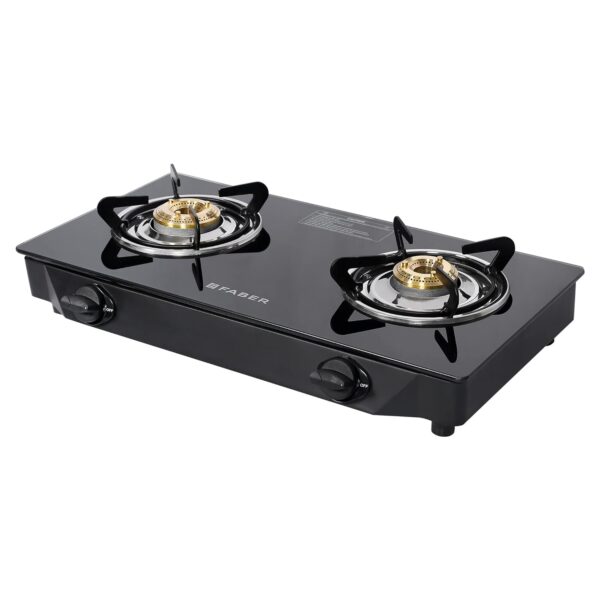 Faber 2 Burner gas stove (ARROW 2BB BK) Manual Ignition, Black - Image 2