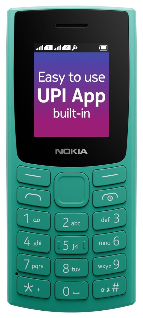 Nokia 106 Single Sim, Keypad Phone with Built-in UPI Payments App, Long-Lasting Battery, Wireless FM Radio & MP3 Player, and MicroSD Card Slot - Image 7