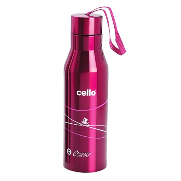 Cello Refresh Stainless Steel Double Walled Water Bottle, Hot and Cold - Image 6