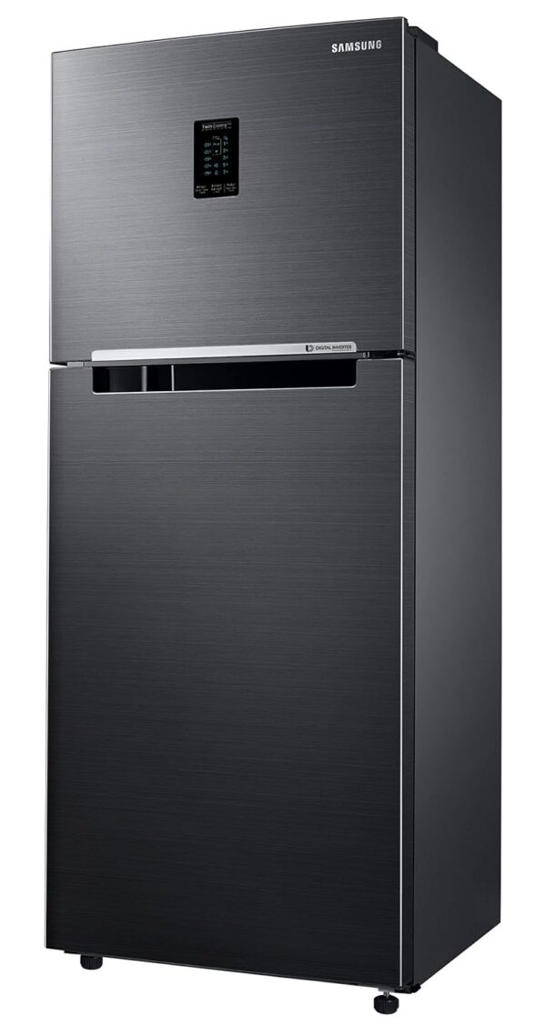 Samsung 301L 2 Star Inverter Frost-Free Convertible 5 In 1 Double Door Refrigerator Appliance (RT34C4522BX/HL,Luxe Black 2023 Model) - Image 3