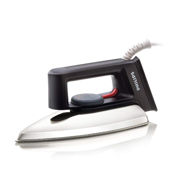 Philips Dry Iron HD1134/28 with 750 Watts Power, linished Soleplate and Temperature Ready Light