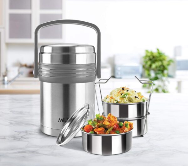 MILTON Opus Stainless Steel Tiffin Box - Image 4