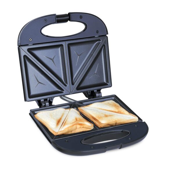 Bajaj SWX 3 Deluxe 800W 2-Slice Sandwich Toaster with Toast Plates | Non-Stick Coated Plates