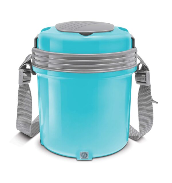 Milton Electron Stainless Steel Tiffin Box Set, Blue