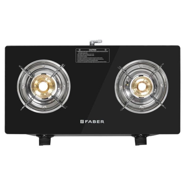 Faber 2 Burner gas stove (ARROW 2BB BK) Manual Ignition, Black - Image 4