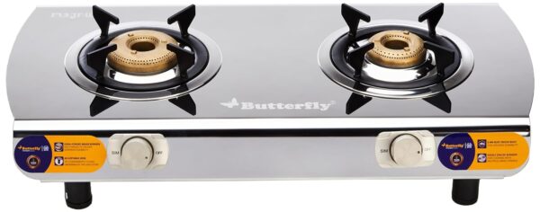 Butterfly Magnum Stainless Steel Lpg Stove, 2B - Image 3