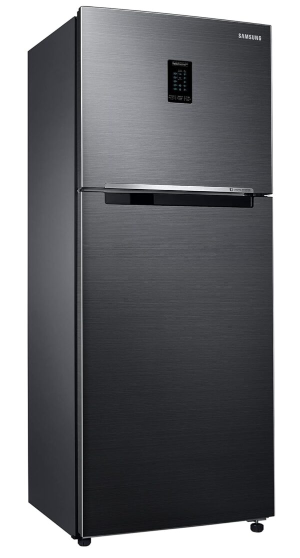 Samsung 301L 2 Star Inverter Frost-Free Convertible 5 In 1 Double Door Refrigerator Appliance (RT34C4522BX/HL,Luxe Black 2023 Model) - Image 9