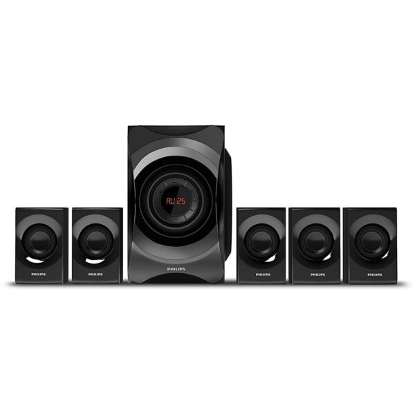 Philips SPA8000B/94 5.1 Channel Multimedia Speakers System (Black)