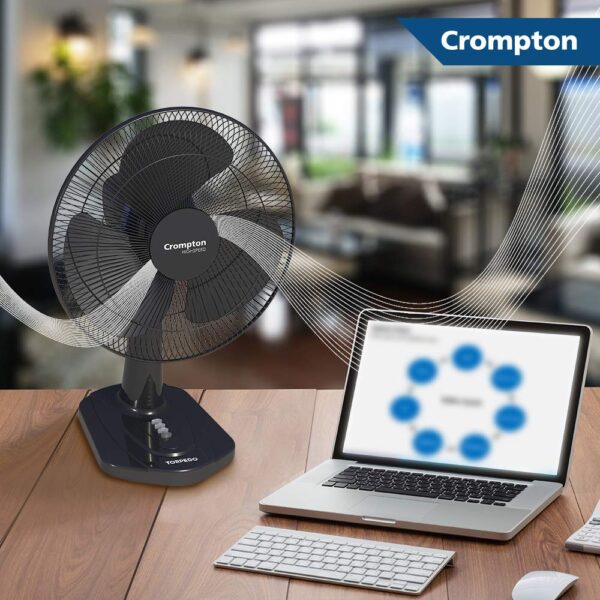 CROMPTON TABLE FAN - HS TORPEDO - 400MM - Image 4