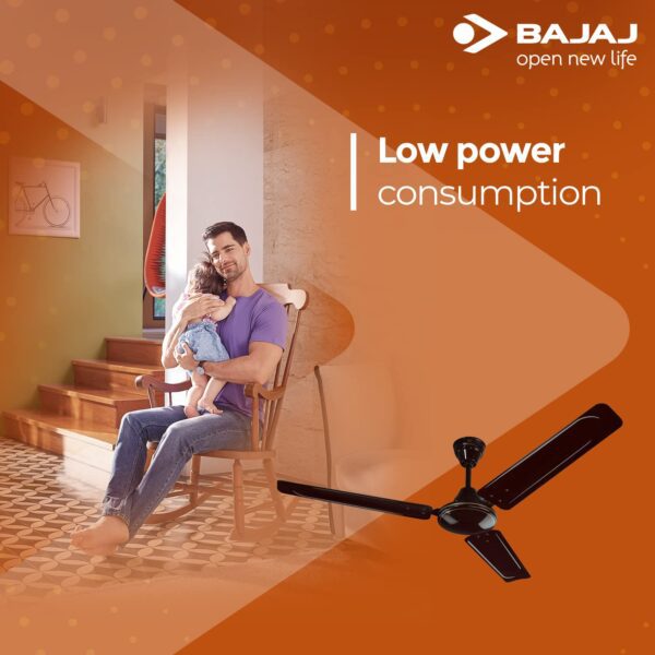 Bajaj Edge 1200mm Ceiling Fan (Brown) - Image 3