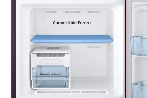 Samsung 236L 2 Star Inverter Frost-Free Convertible 3 In 1 Double Door Refrigerator (Hydrangea Plum 2023 Model) - Image 7