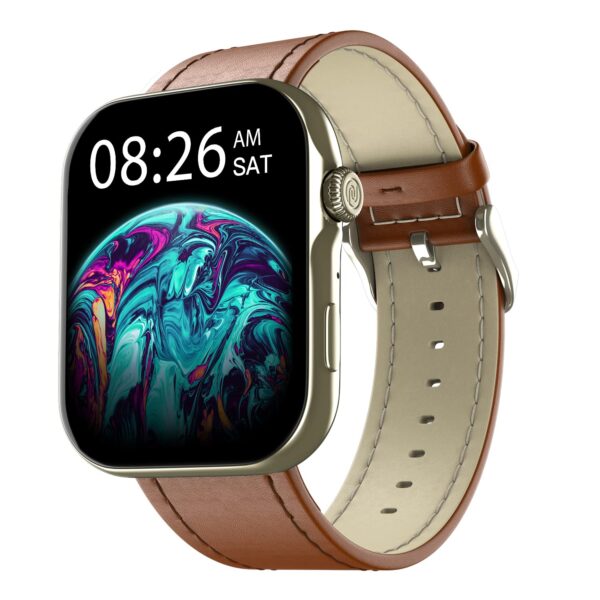 Noise ColorFit Ultra 3 Bluetooth Calling Smart Watch with Biggest 1.96" AMOLED Display & Leather Strap - Image 3