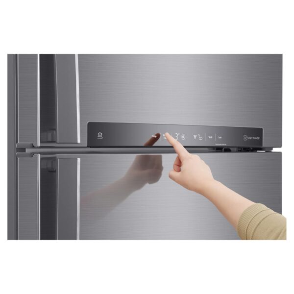 LG 506 L 1 Star Frost Free Inverter Wi-Fi Double Door Refrigerator (2023 Model, GN-H702HLHM, Platinum Silver3, With Hygiene Fresh+ & Door Cooling+) - Image 6