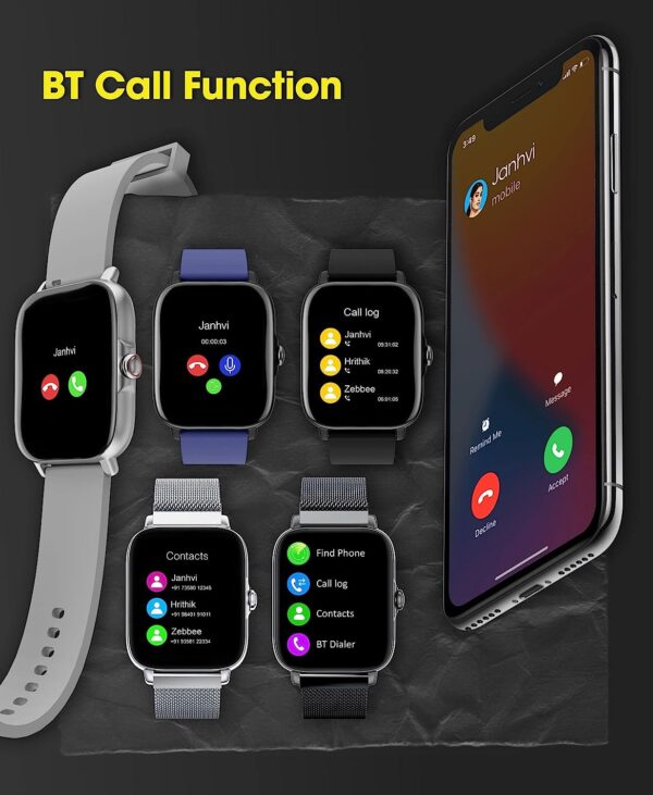 Zebronics FIT380CH Smart Watch with Bluetooth Call Function and IP67 Waterproof - Image 3