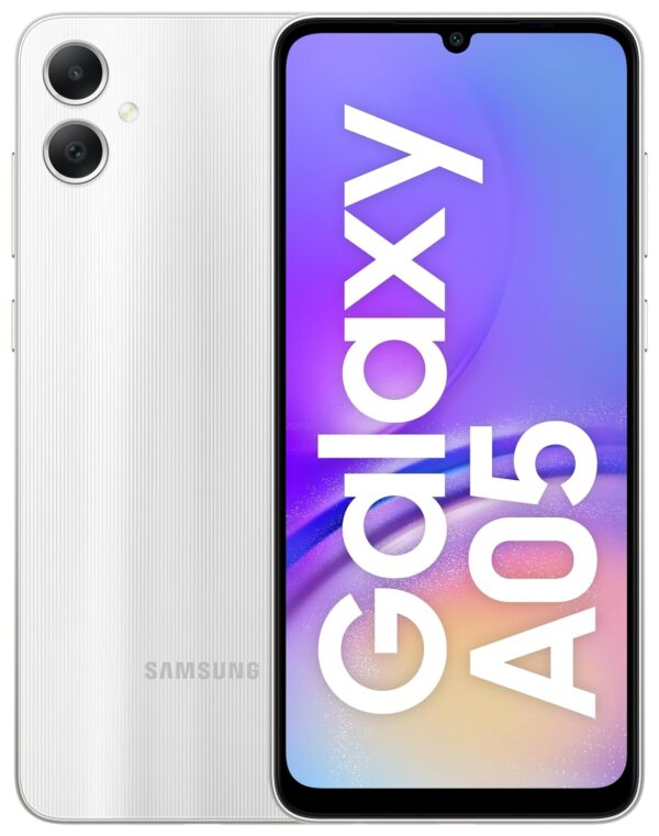 Samsung Galaxy A05 (Silver, 4GB, 64GB Storage) | 50 MP Main Camera | Upto 8GB RAM with RAM Plus | MediaTek Helio G85 | 5000 mAh Battery - Image 2