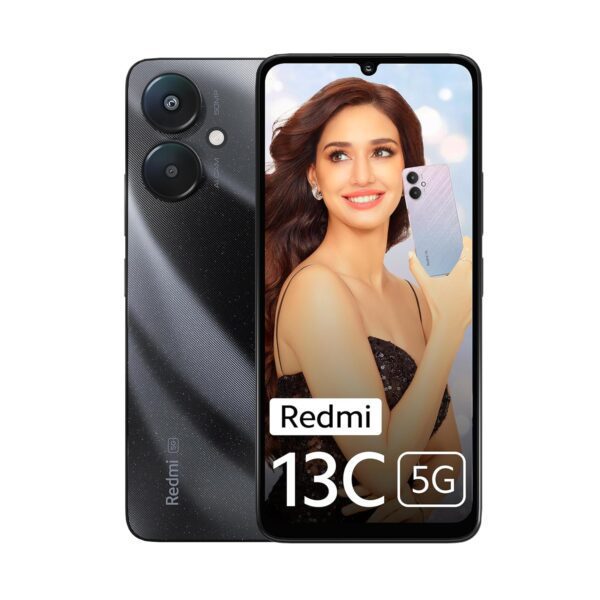 Redmi 13C 5G (Starlight Black, 8GB RAM, 256GB Storage) | MediaTek Dimensity 6100+ 5G, 90Hz Display