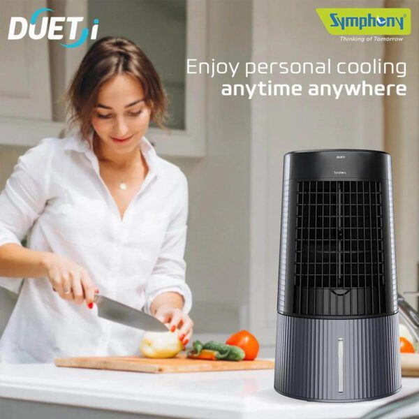 Symphony Duet Personal Table Cooling Fan for Home, Office, Shop Ultra High Speed Table Fan - Image 8