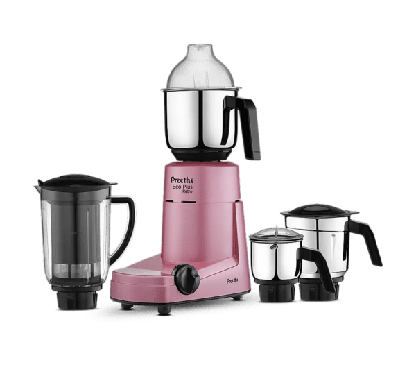 Preethi Eco Plus RETRO RED Mixer Grinder 550W - Image 2