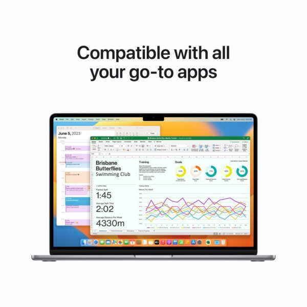 Apple 2023 Macbook Air Apple M2 - (8 GB/512 GB SSD/macOS Ventura) MQKQ3HN/A  (15.3 Inch, Space Grey - Image 7