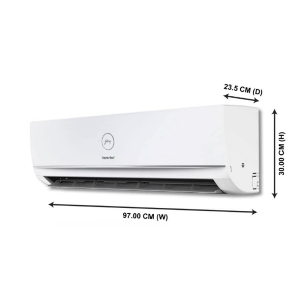 Godrej 1.5 Ton 3 Star Inverter Split AC (AC 1.5T SIC 18TTC3-GWD, White) - Image 2