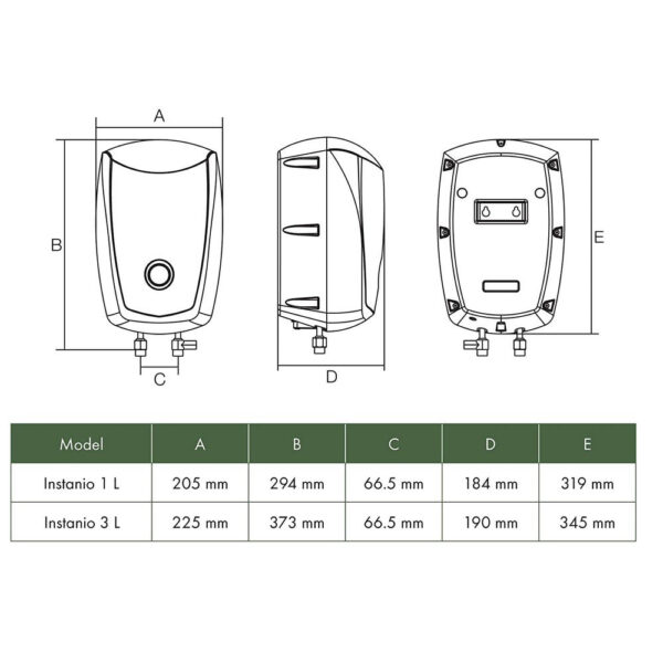 Havells Instanio 3-Litre Instant Electric Water Heater ( HVLSWH-INSTANIO3L , White/Mustard ) - Image 5