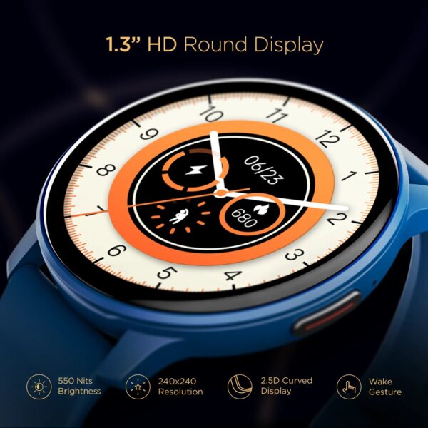 boAt Lunar Call Smartwatch with Bluetooth Calling (32.5mm HD Display, IP68 Splash Resistant, - Image 10