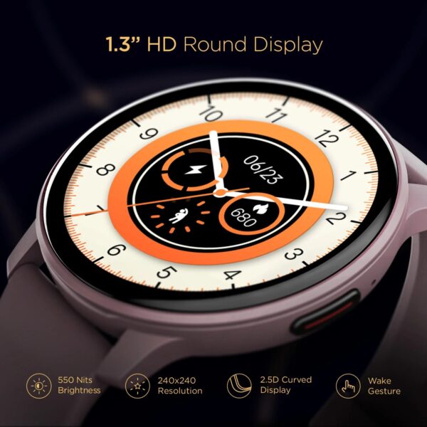 boAt Lunar Call Smartwatch with Bluetooth Calling (32.5mm HD Display, IP68 Splash Resistant, - Image 15