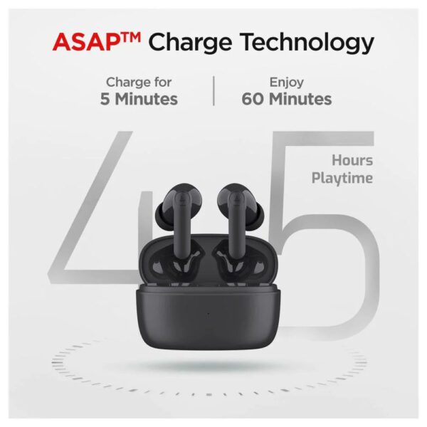 boAt Airdopes 138 Pro TWS Earbuds with Environmental Noise Cancellation (IPX5 Water Resistance, ASAP Charge, Mint Cascade) - Image 8