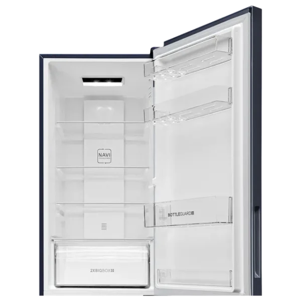 Haier 265 Litres 2 Star Frost Free Double Door Bottom Mount Convertible Refrigerator with Vegetable Case - Image 6